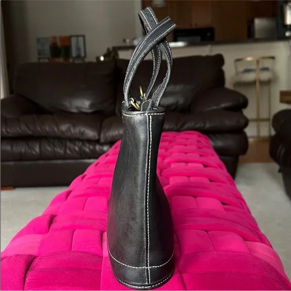 Vintage Coach Bleecker Mini Tote aka the Bleecker Small Basket Bag, #9301 - Picture 6 of 13